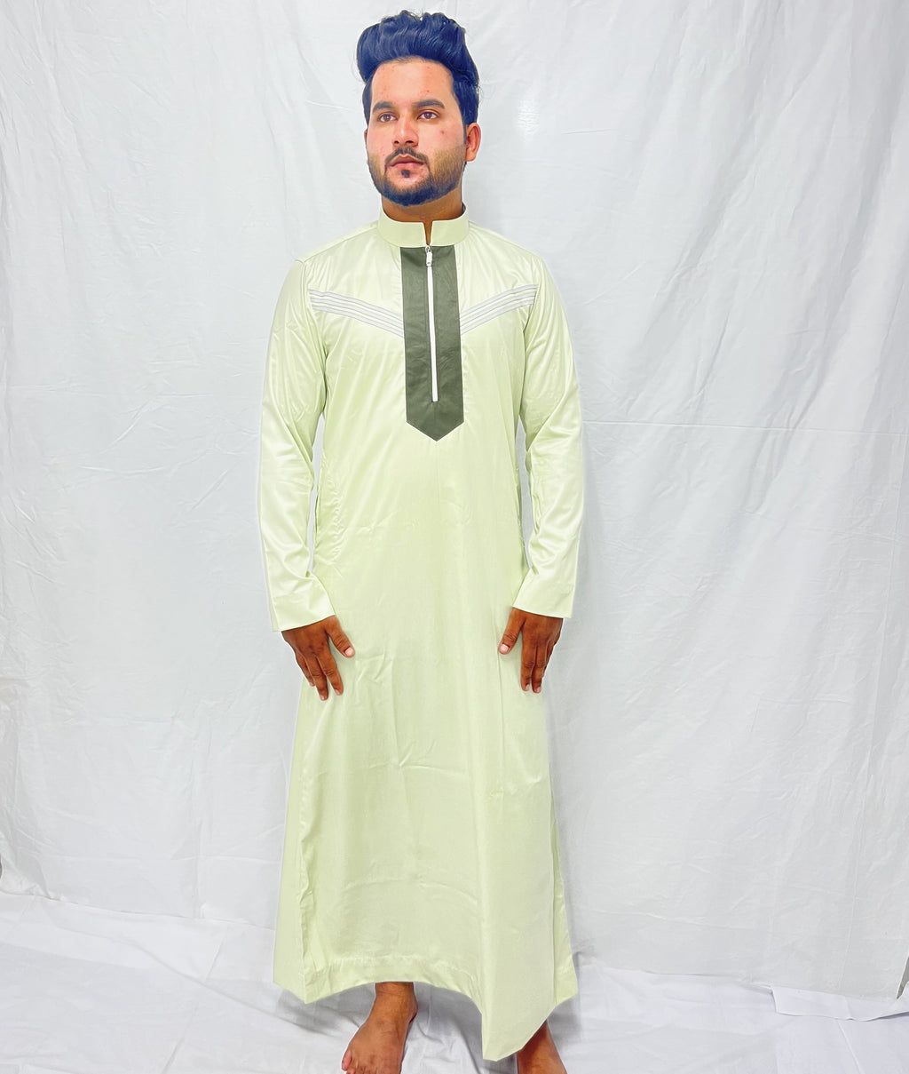 Mint light green Arabic Jubba