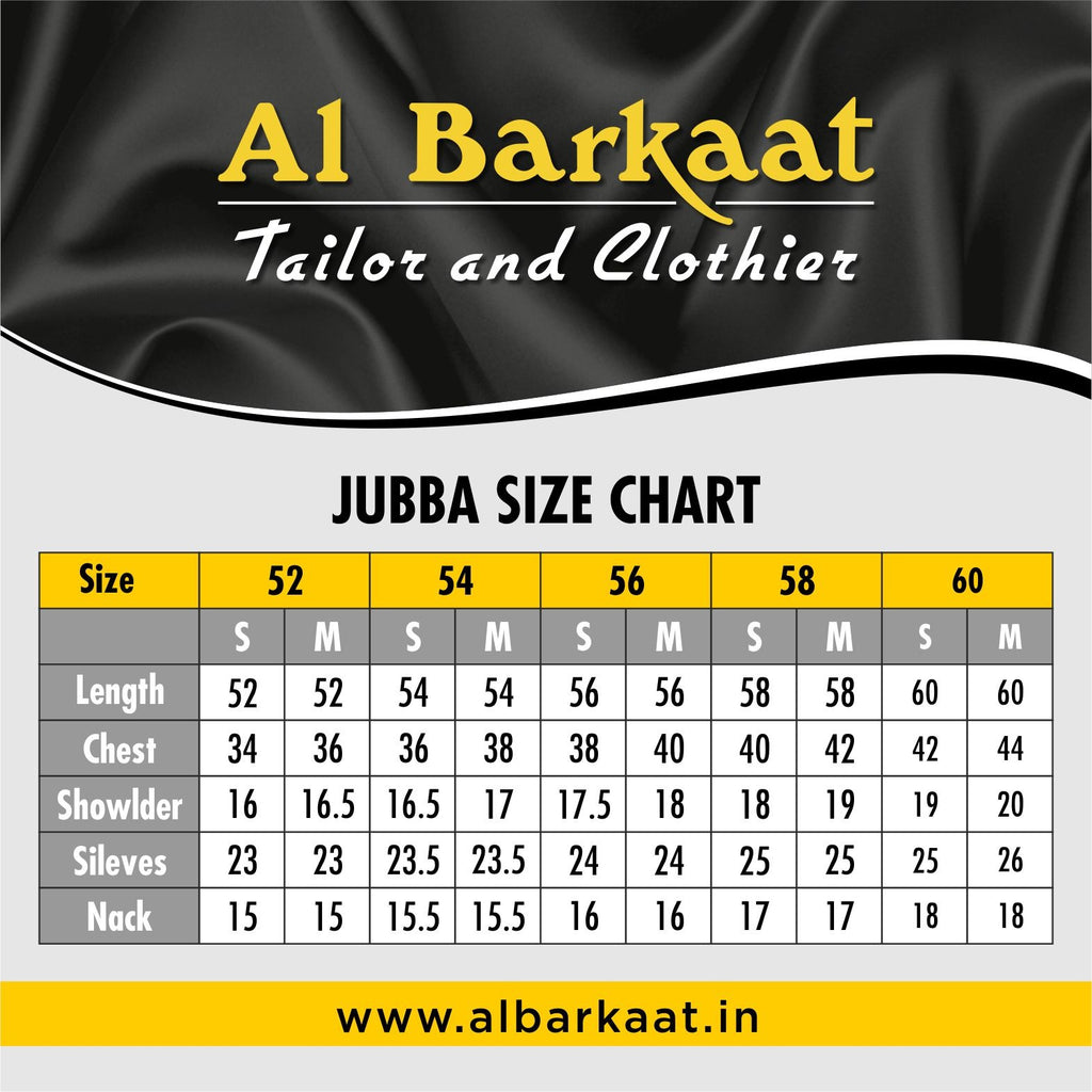 Coffee Brown Jubba with Contrast design